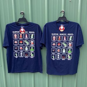 Nintendo Super Mario Men's Super Mario Character Graphic T-Shirts Size XL